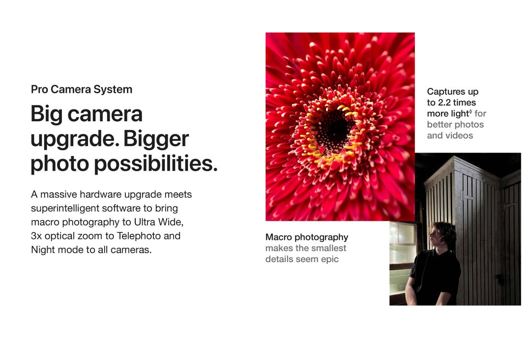 Big camera upgrade. Bigger photo possibilities.