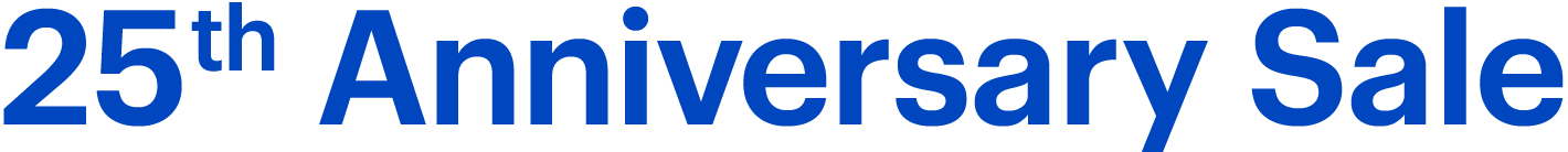 25th Anniversary Sale