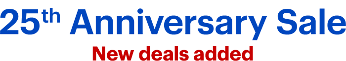 25th Anniversary Sale