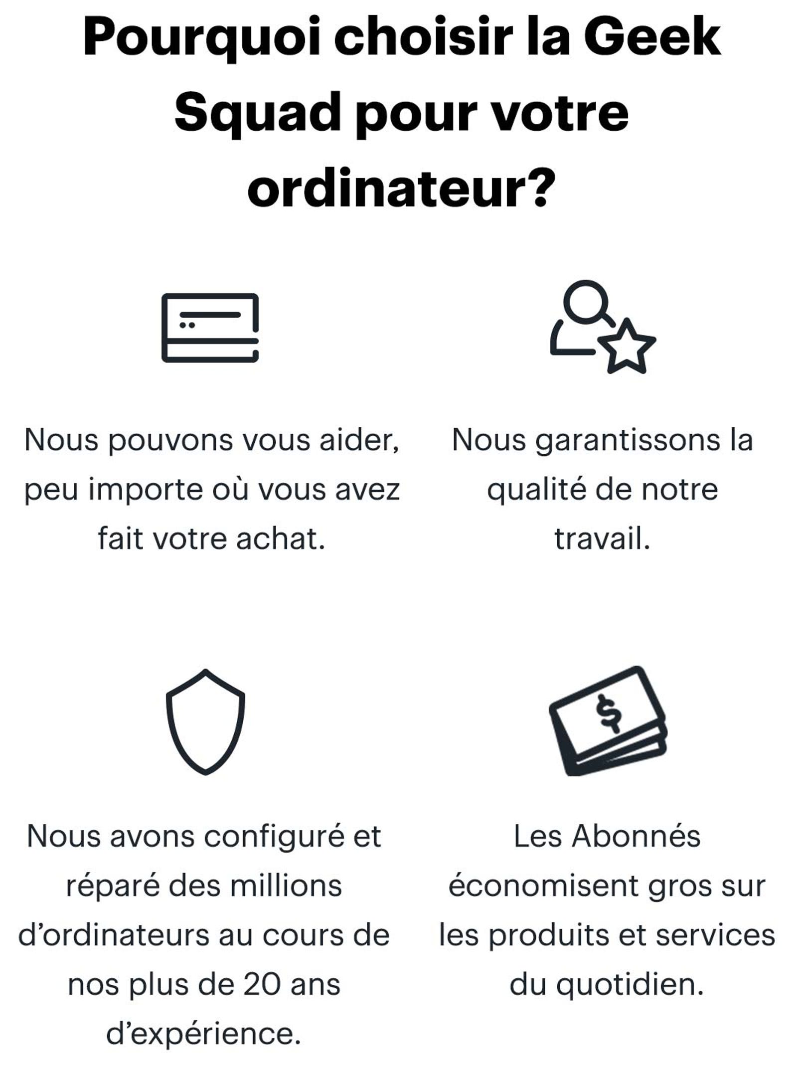 Réparations, services et protection pour ordinateurs de la Geek