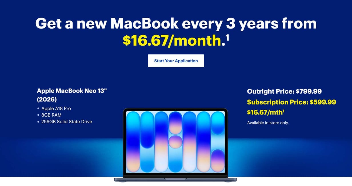 Get a new laptop every 3-years from $16.67/month. Start Your Application