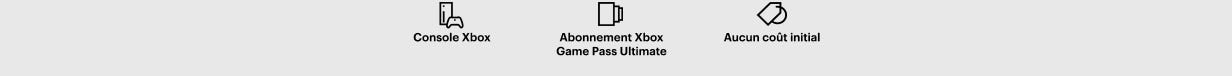 Console Xbox, Abonnement Xbox Game Pass Ultimate, Aucun coût initial