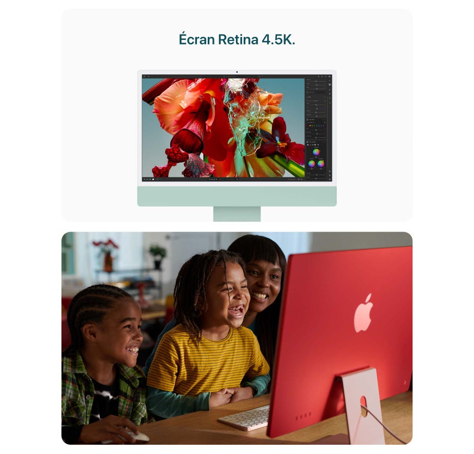 Écran Retina 4.5K.