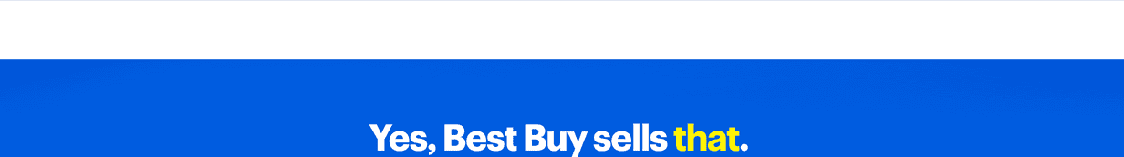Yes, Best Buy sells that.