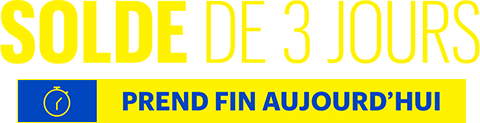 Solde de 3 jours