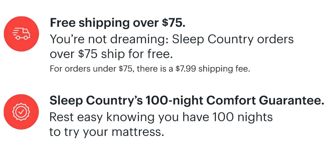 sleep country floor model sale