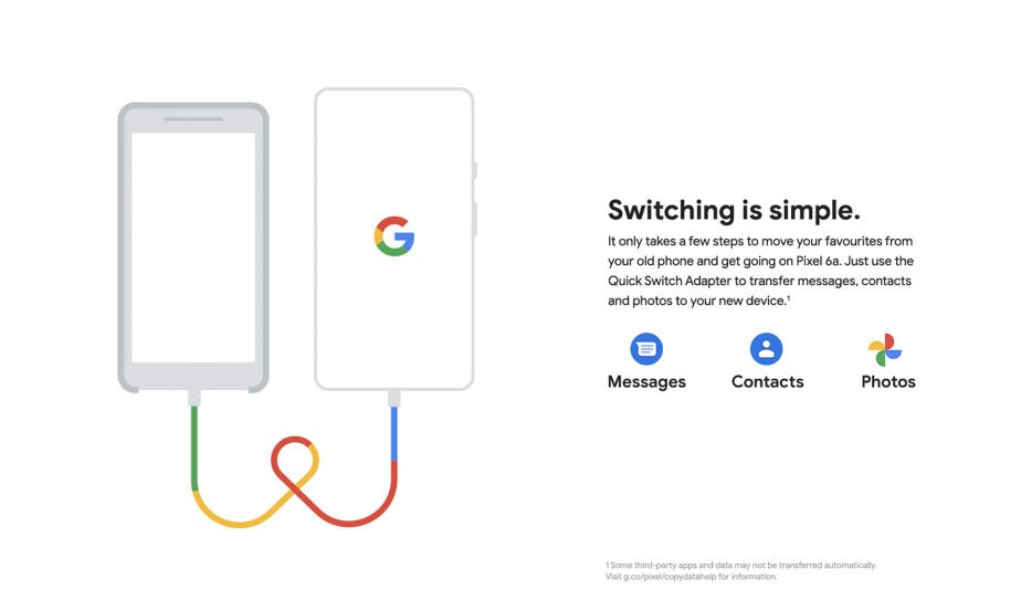 Switching is simple.