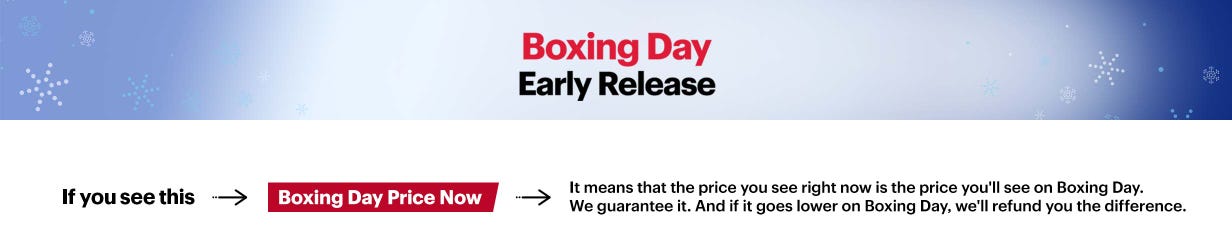 Boxing Day Early Release
