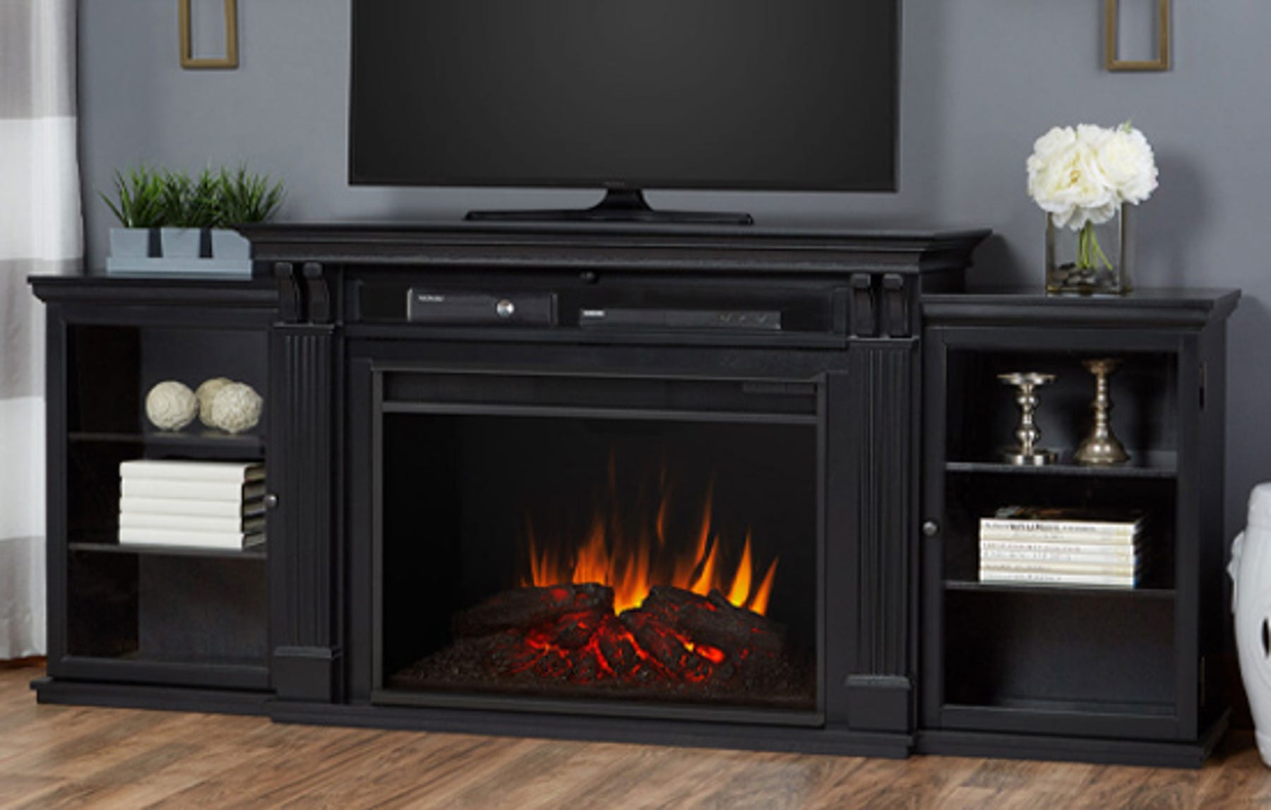 Tv Stands Corner Fireplace, Tv Stand Fireplace Canada