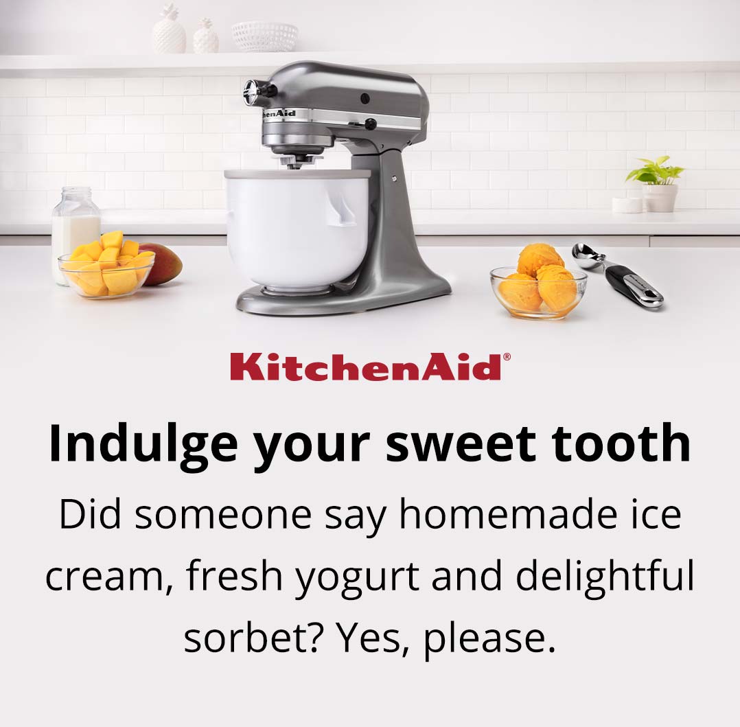 Kitchenaid mixer outlet ice cream bowl