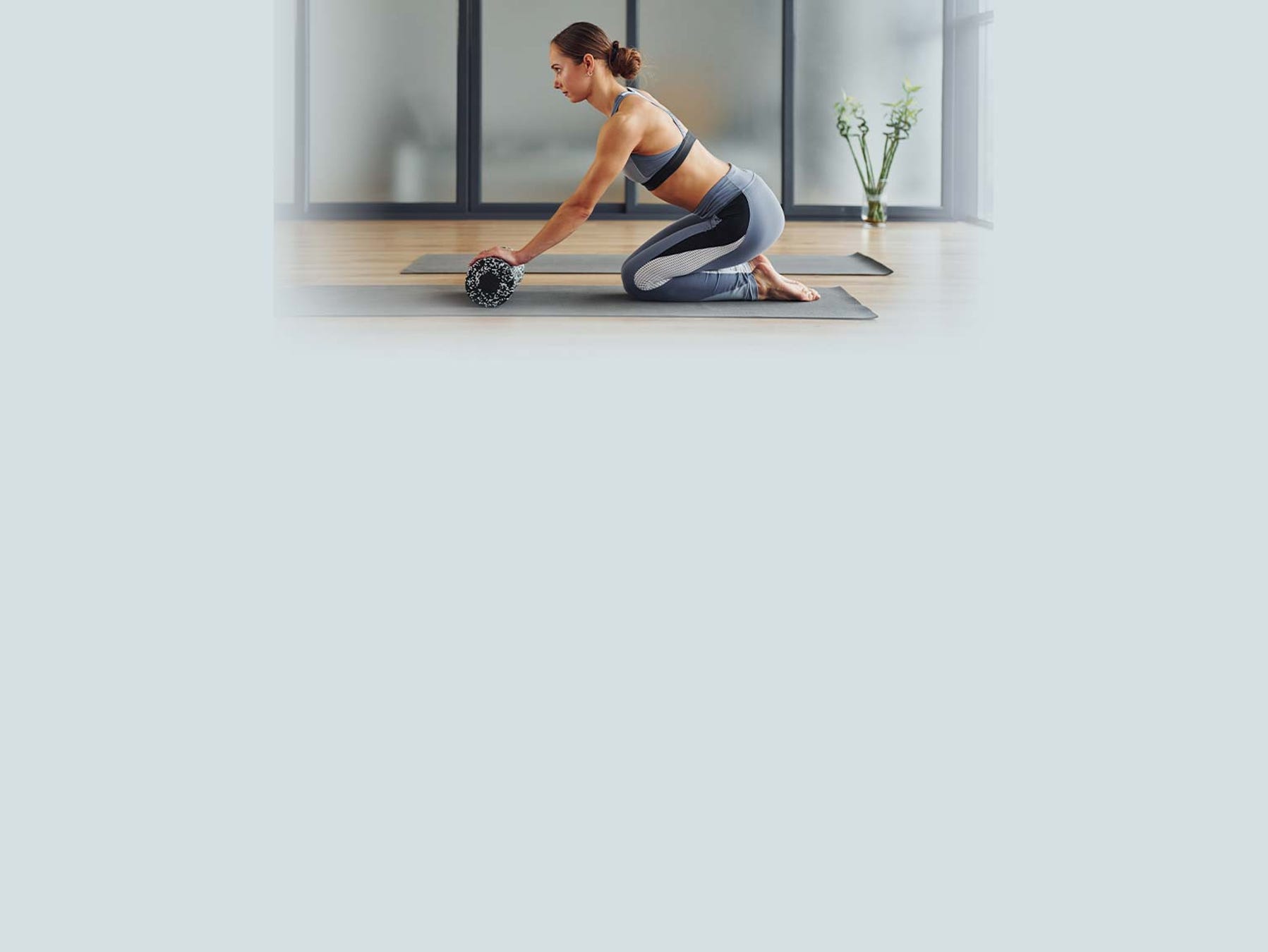 Tapis de yoga pour l'exercice et mise en forme - Bleu. Colour