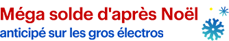 Méga solde d'après Noël