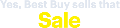 Yes Best Buy sells that sale