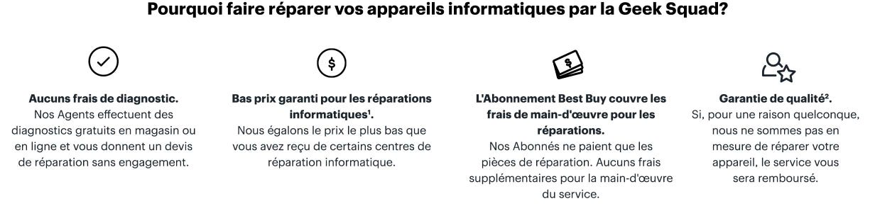 Pourquoi faire réparer vos appareils informatiques par la Geek Squad?