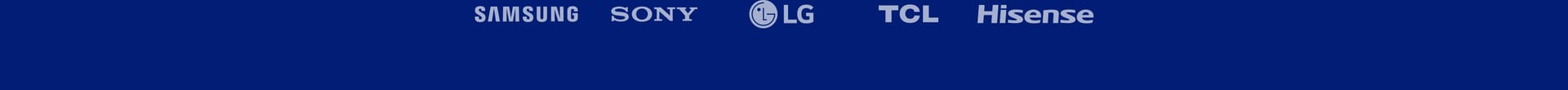 Samsung, Sony, LG, TCL and Hisense