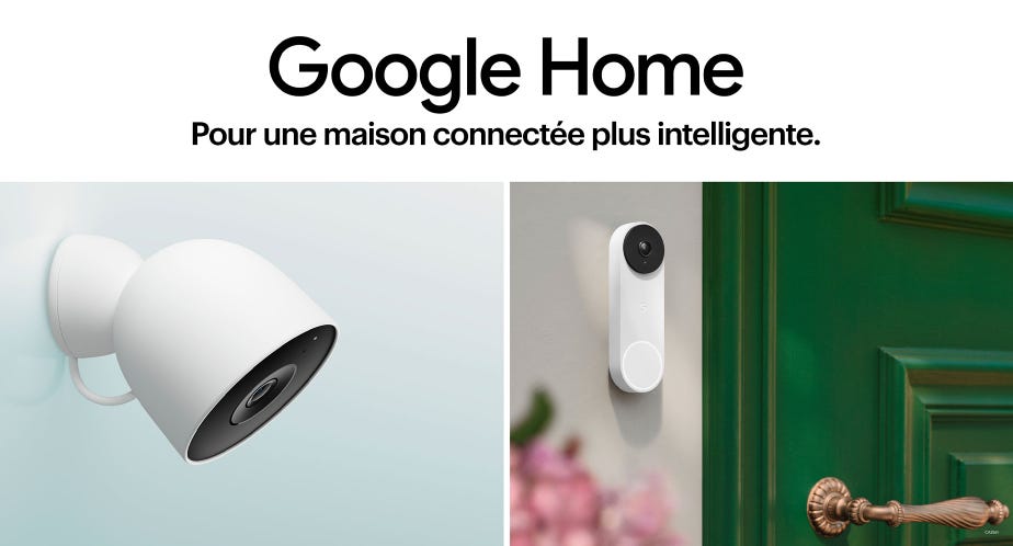 Google Home. Pour une maison connectée plus intelligente.