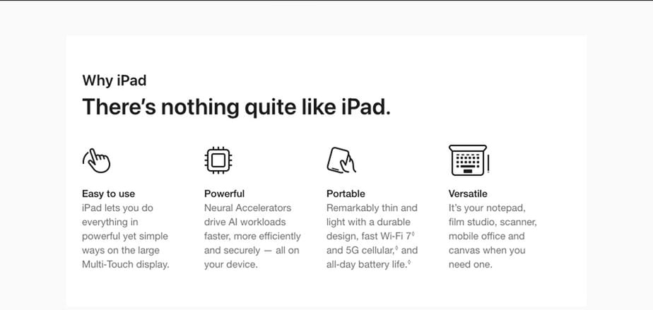 Why iPad. There's nothing quite like iPad.