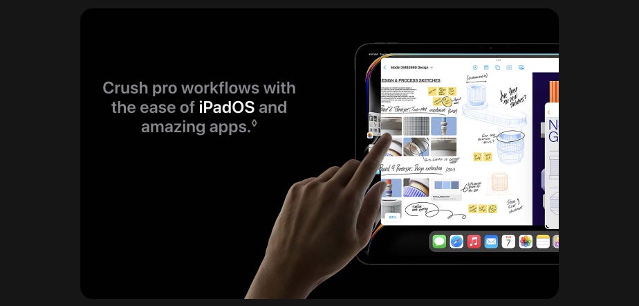 Crush pro workflows with the ease of iPadOS and amazing apps. Refer to legal disclaimers.