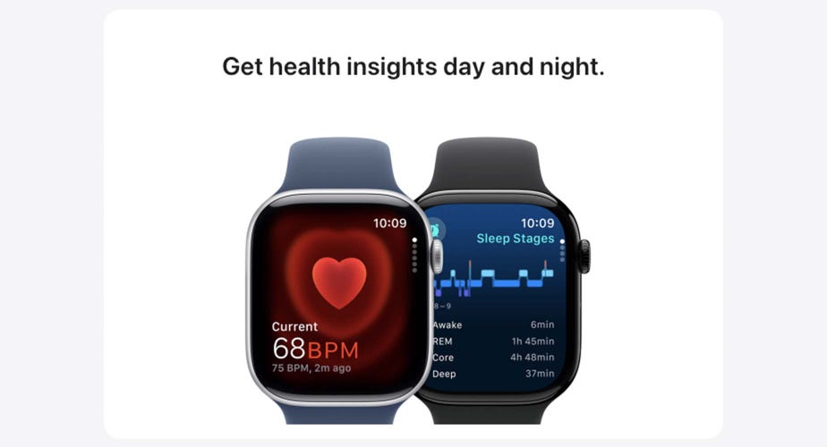 Get health insights day and night.