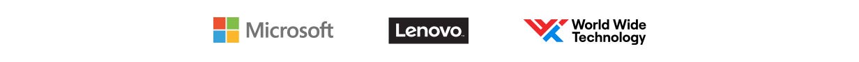 Microsoft, Lenovo, World Wide Technology
