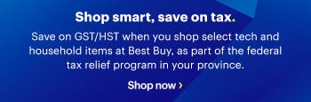 Shop smart, save on tax.