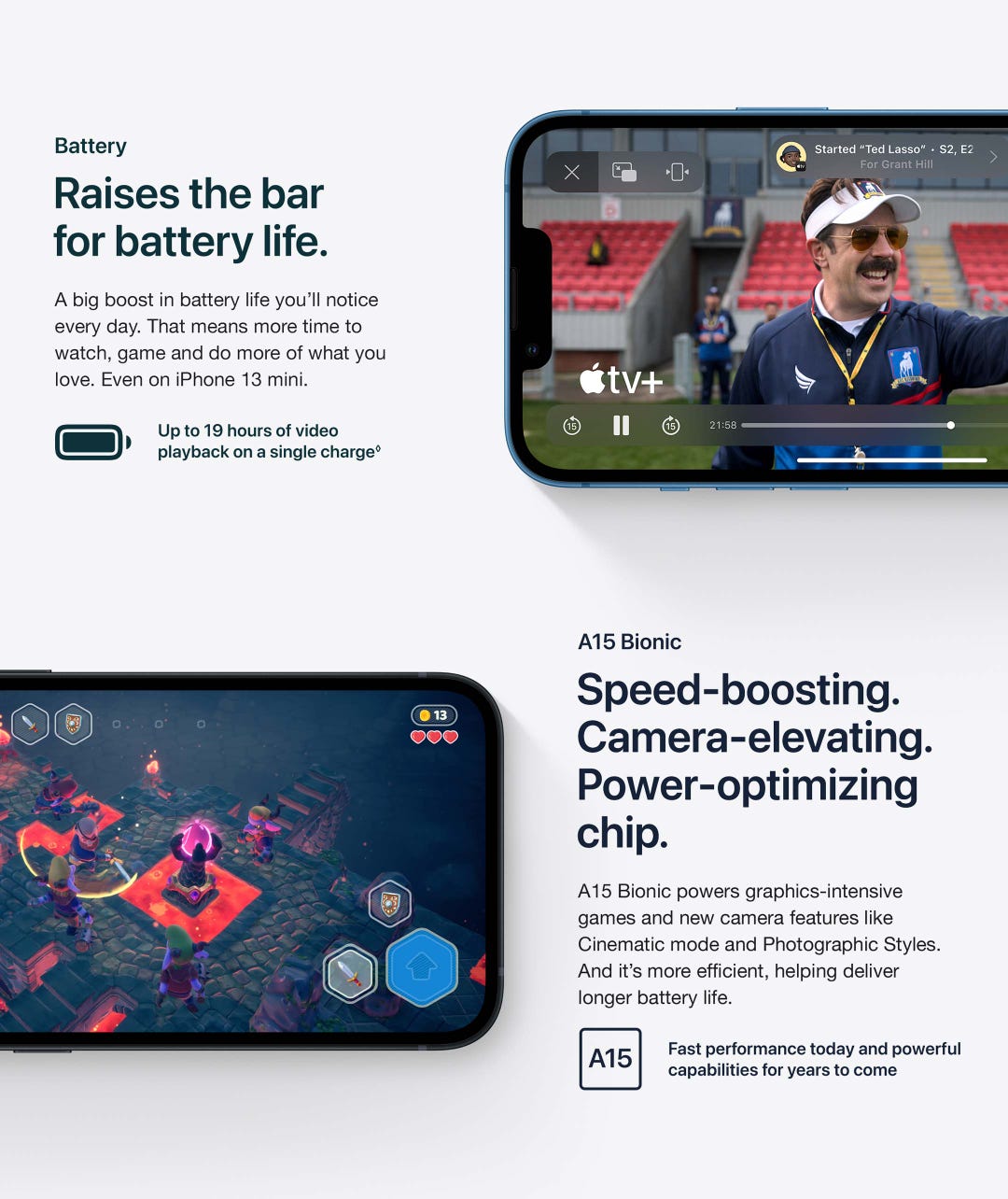 A big boost in battery life you’ll notice every day.
