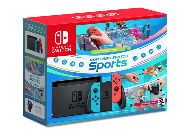 【新品】Nintendo Switch Nintendo Switch™ with Neon Blue and Neon Red Joy‑Con™ - Nintendo