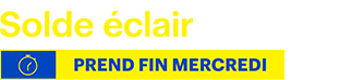 Solde éclair de 3 jours