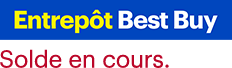 Entrepôt Best Buy. Solde en cours.