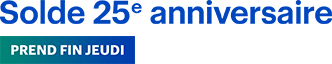 Solde 25e anniversaire