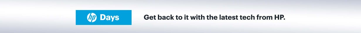 Get back to it with the latest tech from HP.