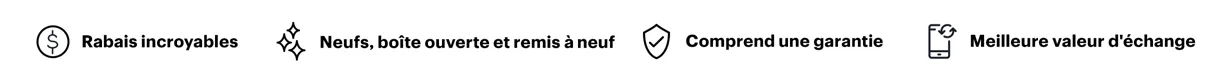 Rabais incroyables --- Neufs, boîte ouverte et remis à neuf --- Comprend une garantie --- Meilleure valeur d'échange