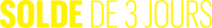 Solde de 3 jours