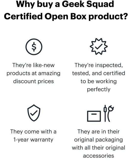 Save big on Refurbished and Open Box products from Best Buy