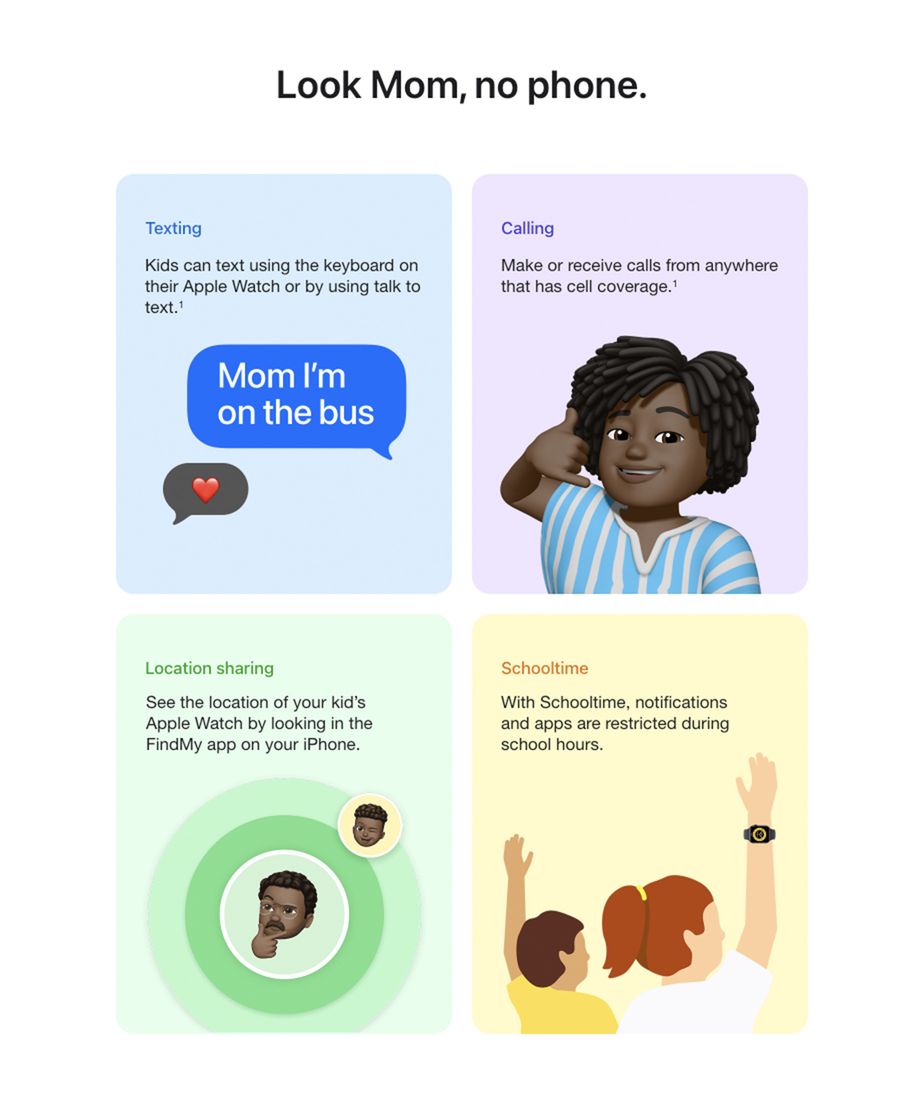 Talk about an easy way to connect. Your kids get their own phone number. Even if they don't have their own phone.◊ Send them a message. They can text you back using just their voice.◊ See their location. You can even get alerts when they reach their destination.