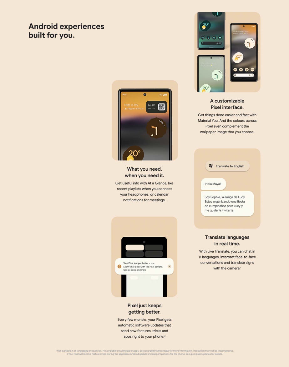 Android experiences built for you.