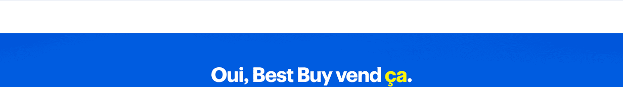 Oui, Best Buy vend ça.