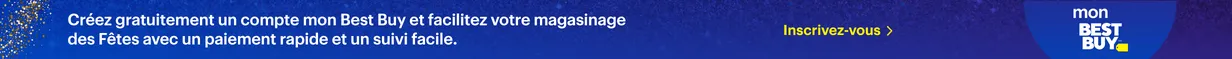 Créez gratuitement un compte mon Best Buy et facilitez votre magasinage des Fêtes avec un paiement rapide et un suivi facile. Inscrivez-vous