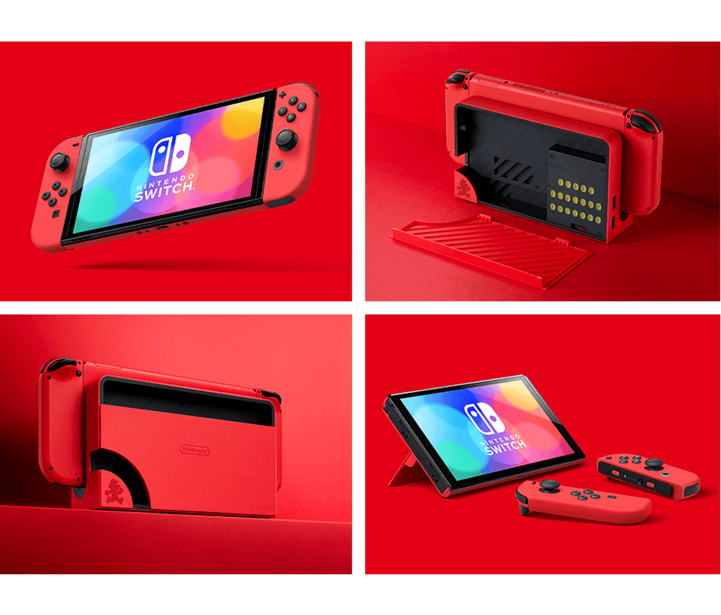Support mural pour Nintendo Switch, boîtier TV OLED, support de rangement  pour accessoires